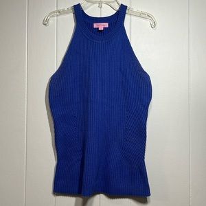 Lilly Pulitzer Royal Blue Knit Racerback Tank
